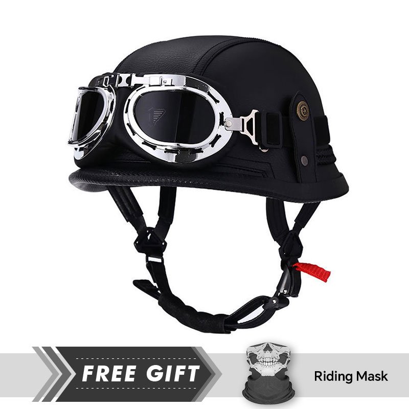 Motorcycle Gear Store - Классический защитный шлем на пол лица,