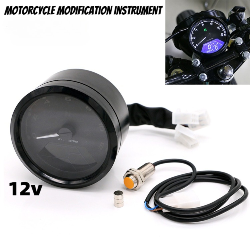 Motorcycle Gear Yamaha - Универсальный мотоциклетный спидометр, цифровой одометр, 12000