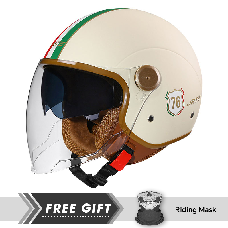 DOT ECE одобренный ретро 3/4 м – обзор и цена Motorcycle Gear Store