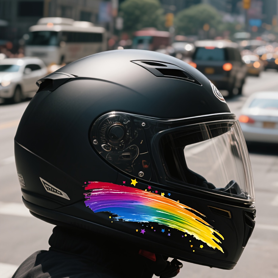 Наклейки для мотоциклетных шле – обзор и цена Motorcycle Gear Pattern