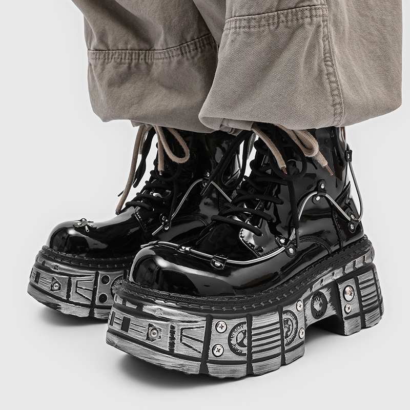 Новые мужские ботинки в стиле  – обзор и цена Motorcycle Gear Pattern
