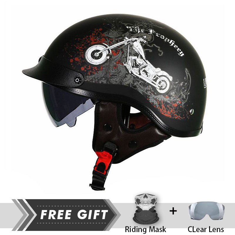 Шлем на пол лица унисекс, АБС- – обзор и цена Motorcycle Gear Store